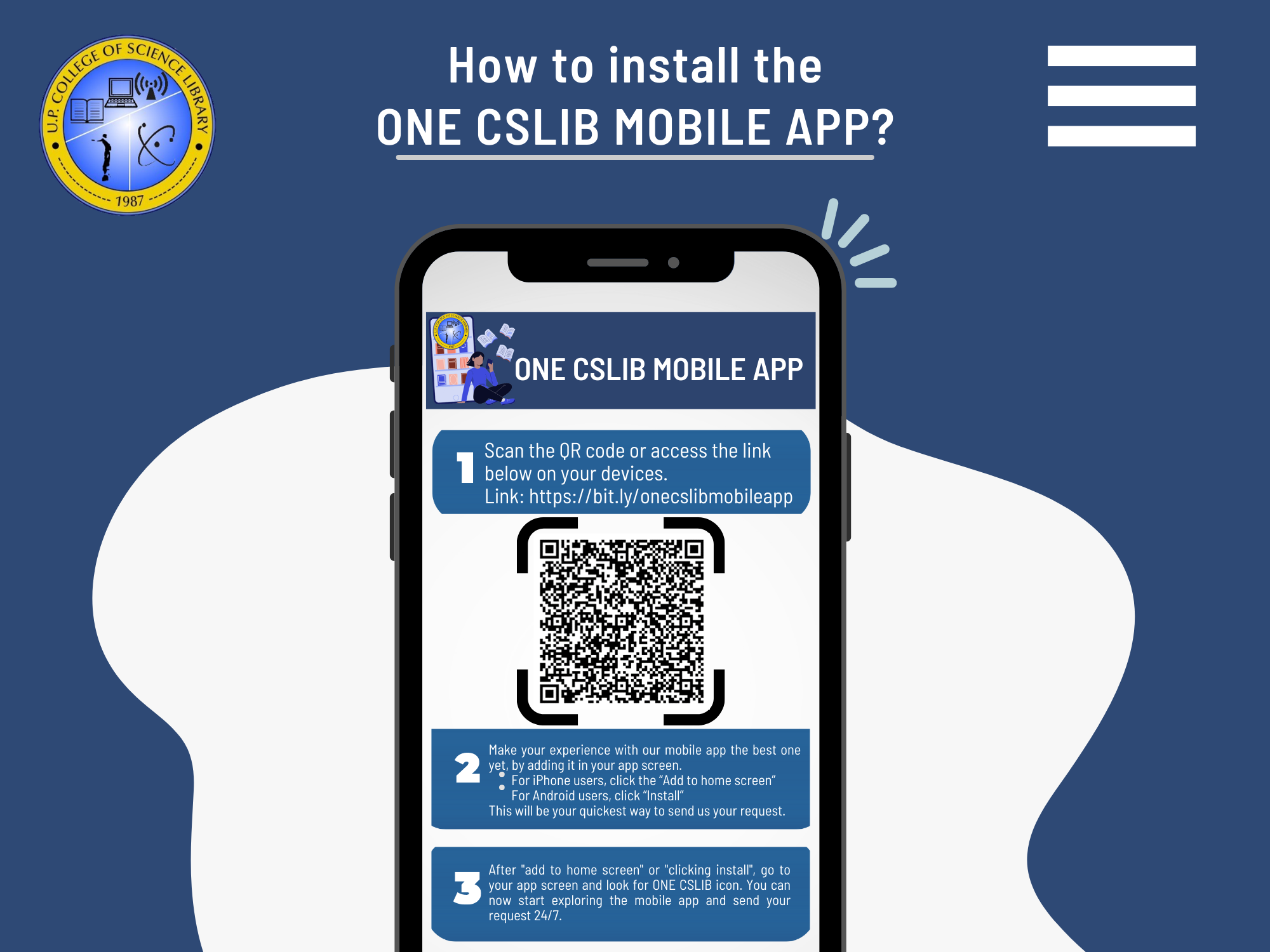 ONE CSLIB MOBILE APP