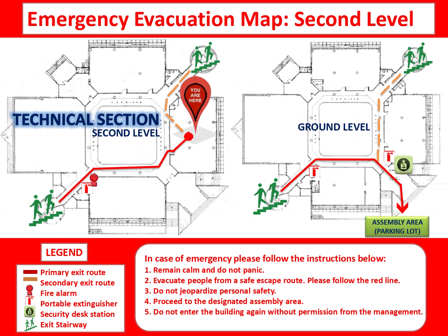 Emergency Evacuation Map CSLib   FLOOR PLAN FIRE EXIT MAPS REVISED2022 Page 0011 