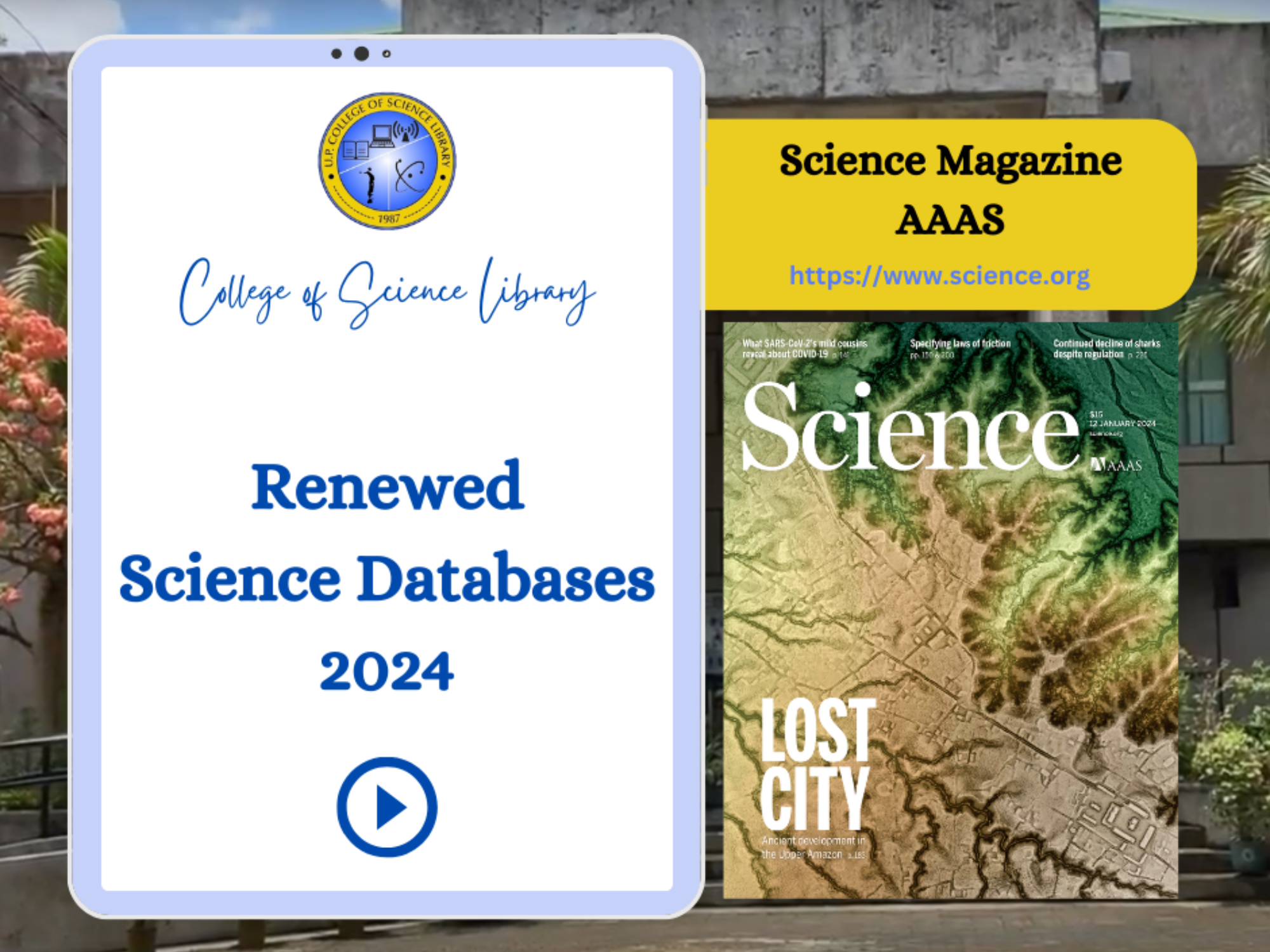 SCIENCE -      Renewed Science Databases