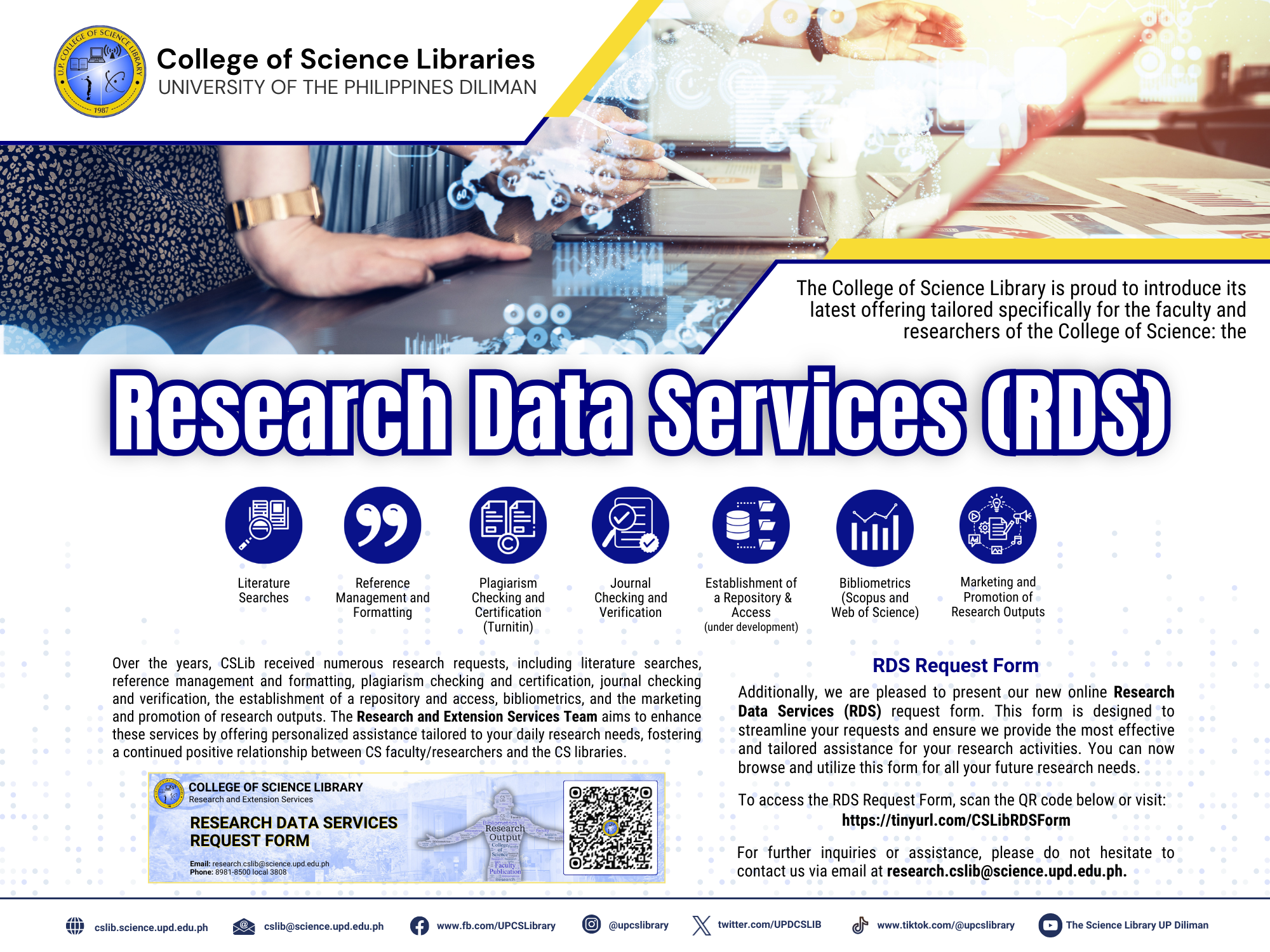 NEW! Research Data Services