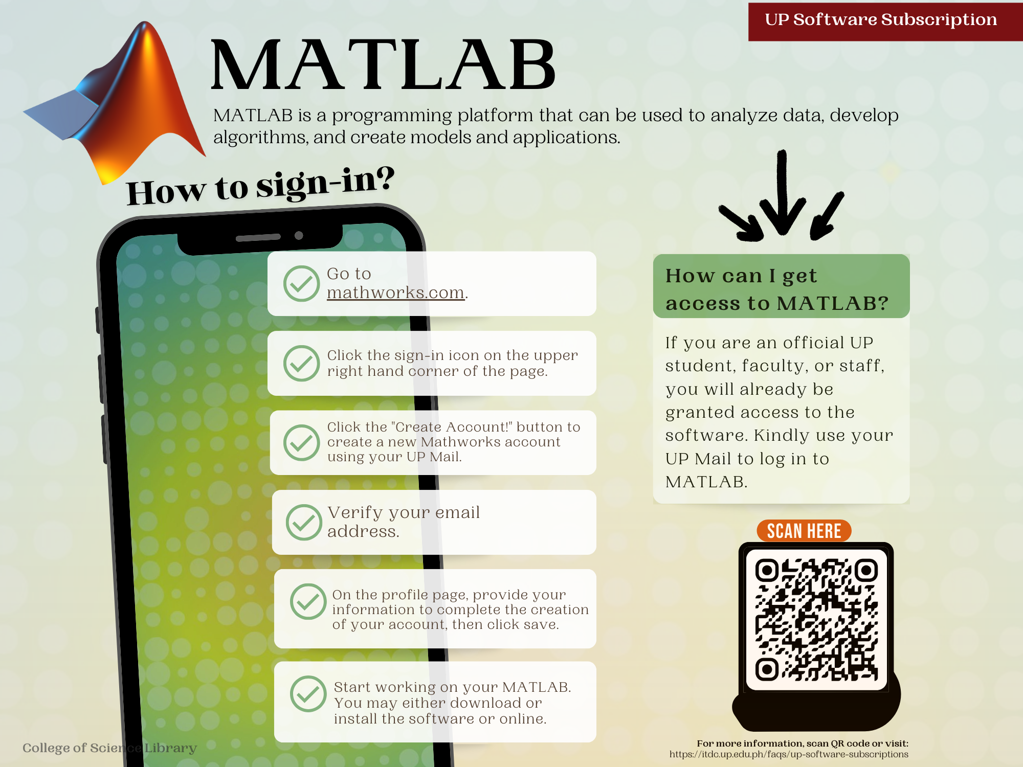 MATLAB (UP Software Subscription)