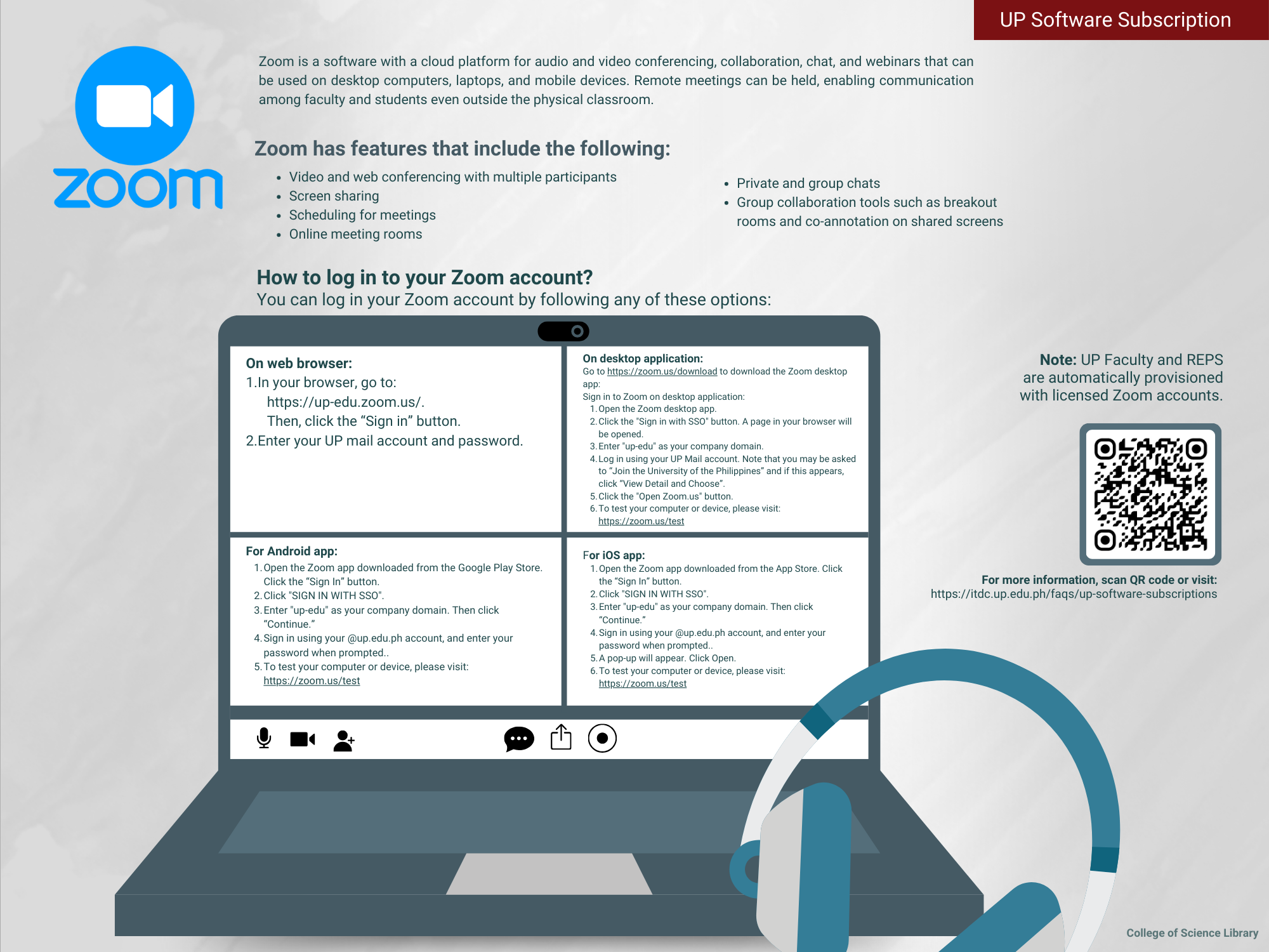 ZOOM (UP Software Subscription)