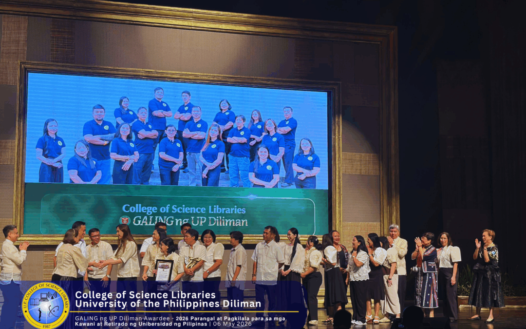 Sa Wakas: Pagkilala sa GALING ng CS Libraries